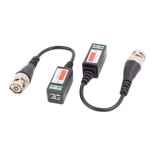 Balun to UTP Passive Video Transceiver (Single Channel) for CCTV